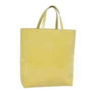 Prada Vintage Pre-owned Laeder handvskor Yellow, Dam