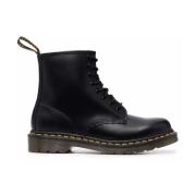 Dr. Martens Vinterstövlar Svart Slät Stil Black, Herr