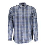 Gant Slim Långärmad Skjorta Blå Button-Down Blue, Herr