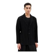 Issey Miyake Veckad Blazer Black, Herr