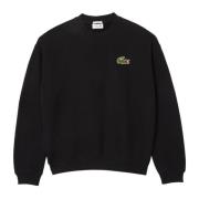 Lacoste Svart Sweater Kollektion Black, Herr