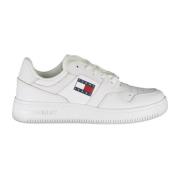 Tommy Hilfiger Sportiga Snörskor Vit Polyester White, Herr