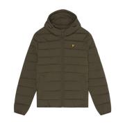 Lyle & Scott Pufferjacka Lätt Stilfull Vinterjacka Green, Herr