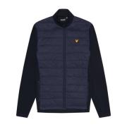 Lyle & Scott Quiltad Jacka med Dragkedja Blue, Herr