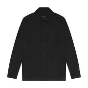 Lyle & Scott Field Jacket för utomhusäventyr Black, Herr