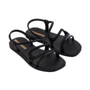 Ipanema Svarta Solar Sandaler Black, Dam