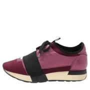 Balenciaga Vintage Pre-owned Laeder sneakers Purple, Dam