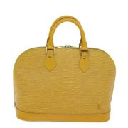 Louis Vuitton Vintage Pre-owned Laeder louis-vuitton-vskor Yellow, Dam