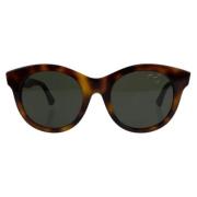 Gucci Vintage Pre-owned Plast solglasgon Brown, Dam