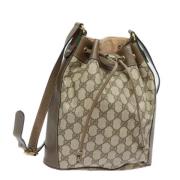 Gucci Vintage Pre-owned Laeder gucci-vskor Beige, Dam