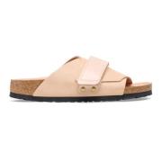 Birkenstock Beige Nubuck Kyoto Sandal Damskor Beige, Dam