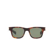 Saint Laurent Fyrkantiga solglasögon i acetat Brown, Unisex