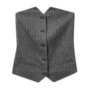 The Garment Tube Top i Tilda Stil Gray, Dam