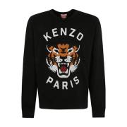 Kenzo Svart Tröja 99J Black, Herr