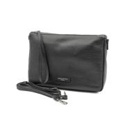 Gianni Chiarini Nora Pouch Svart Läder Väska Black, Dam