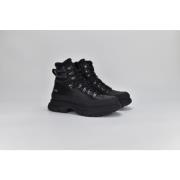 Karl Lagerfeld Monogram Hiker Boots Black, Herr