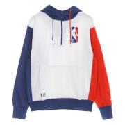 Nike NBA Fleece Hoodie Courtside White Multicolor, Herr