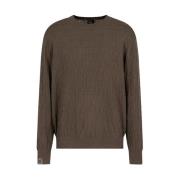 Armani Exchange Fashionable Sweater Picks Brown, Herr