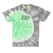 HUF Grön Tie-Dye Tee Herr T-shirt Multicolor, Herr