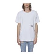 RTA Bomullstryckt T-shirt White, Herr