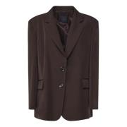 PINKO Kaffe Bön Blazer Jacka Brown, Dam