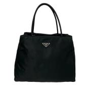 Prada Vintage Pre-owned Canvas prada-vskor Black, Dam