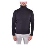 Kangra Ull Turtleneck Tröja Black, Herr