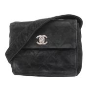 Chanel Vintage Pre-owned Mocka chanel-vskor Black, Dam