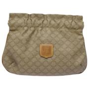 Celine Vintage Pre-owned Canvas kuvertvskor Beige, Dam