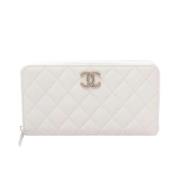 Chanel Vintage Pre-owned Tyg plnbcker White, Dam