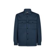 Dondup Field Jacket med Fickor Blue, Herr