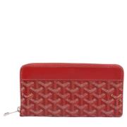 Goyard Vintage Pre-owned Belagd canvas plnbcker Red, Dam