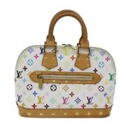 Louis Vuitton Vintage Pre-owned Canvas louis-vuitton-vskor White, Dam