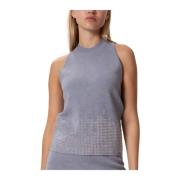 JW Anderson Glittrig Tank Top Gray, Dam