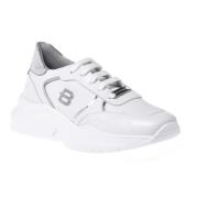 Baldinini Sneaker in white calfskin White, Dam