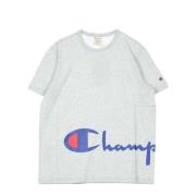 Champion Ljusgrå Crewneck T-shirt för Män Gray, Herr