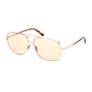 Tom Ford Roséguld Cat Eye Solglasögon Pink, Unisex