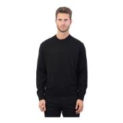 Armani Exchange Grundläggande Crew Neck Tröja Svart Black, Herr