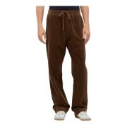 Carhartt Wip Corduroy Dragsko Byxor Brown, Herr