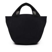 JW Anderson Canvas Maxi Tote Väska Svart Black, Dam