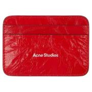 Acne Studios Laeder plnbcker Red, Dam