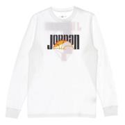 Jordan Sport DNA Långärmad Crew T-shirt White, Herr