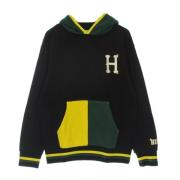 HUF Svart Dubbel Huva Långärmad Hoodie Black, Herr