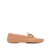 Tod's Stiliga Loafers för Män Beige, Dam