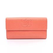 Chanel Vintage Pre-owned Tyg plnbcker Orange, Dam