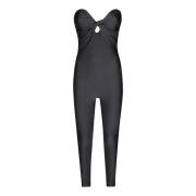 Andamane Axelbandslös Lycra Jumpsuit Black, Dam