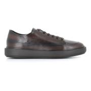 Officine Creative Läder Sneakers Regular Fit Tillverkad i Italien Brow...