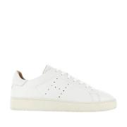 Hogan Vita Lädersneakers med Perforerad Sida White, Herr