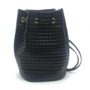 Celine Vintage Pre-owned Laeder axelremsvskor Black, Dam