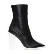 Lanvin Stiliga Ankelboots Fwbobi07Minea1810 Black, Dam